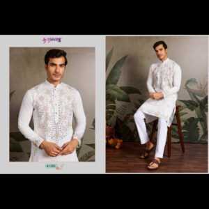 Shubhvastra Viscose Silk Mens Kurta- Size M, L, XL, 2XL Preorder
