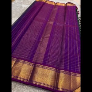 Majestic Mauve Pure handloom Kanchipuram silk sarees