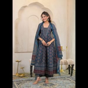 Pure Cotton Anarkali Salwar Suit Size 38-44