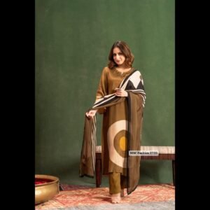 Women Salwar Suit Pure Muslin Silk Size 38-46