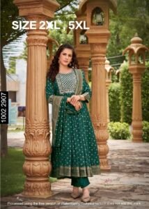 Dark Green Diva Salwar Suit Size 2xl and 5xl