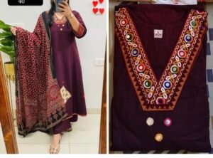 Rayon Salwar Suit Size L Readystock