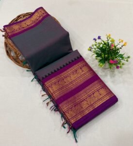 Kanchi Cotton 80 count Saree