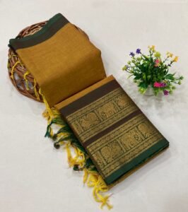 Kanchi Cotton 80 count Saree