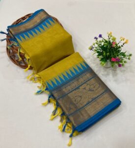 Kanchi Cotton 80 count Saree