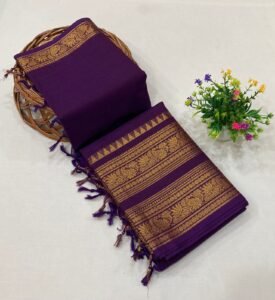Kanchi Cotton 80 count Saree