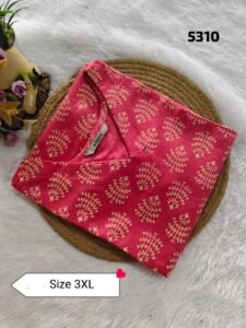 Cotton Kurtis Pink Size 3xl(46)