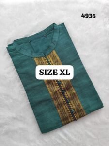 Turquoise Cotton Kurtis Size XL(42)