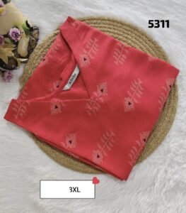 Cotton Kurtis Pink Size 3xl(46)